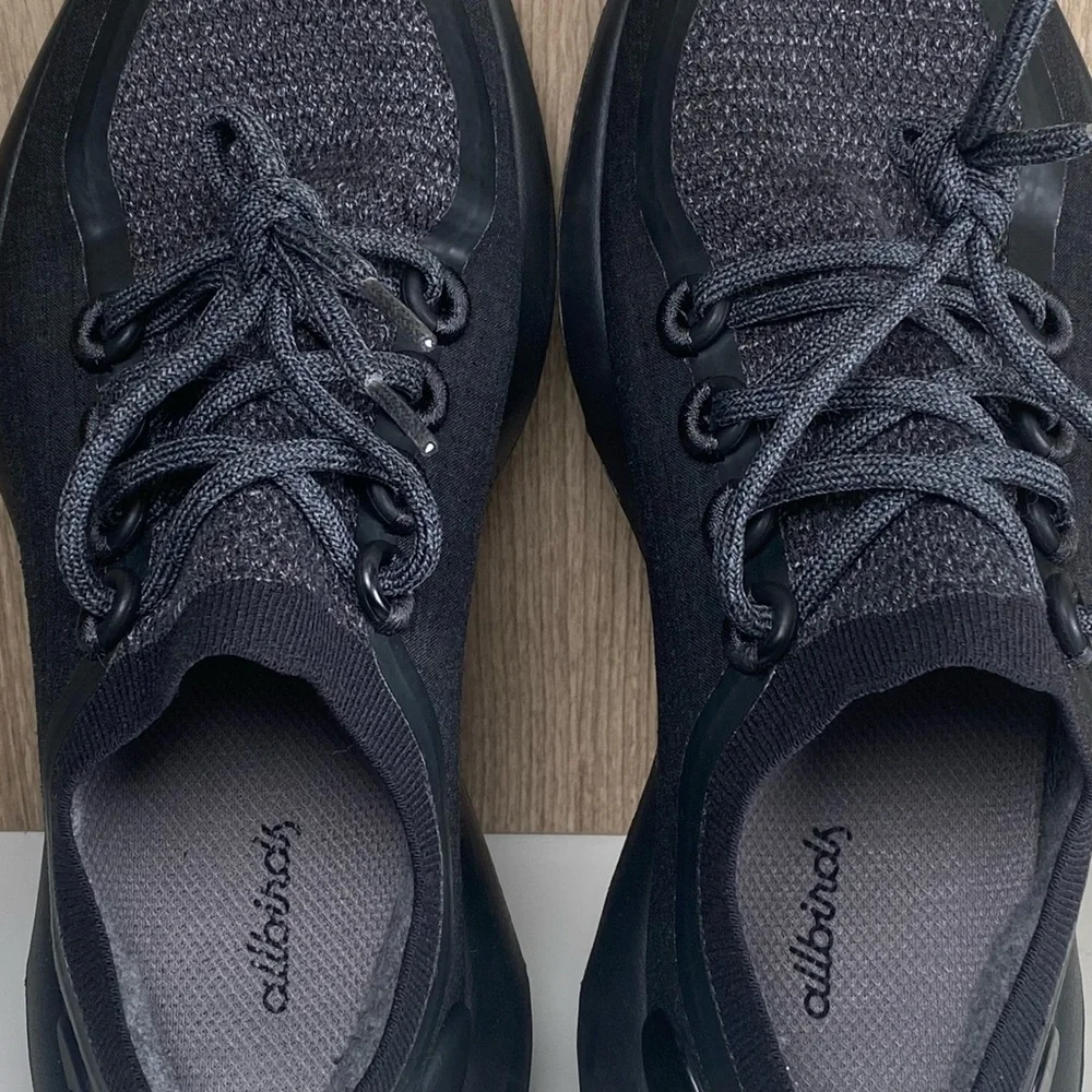 Allbirds Trail Runners SWT Natural Black Women’s Size 9 - Picture 8 of 9